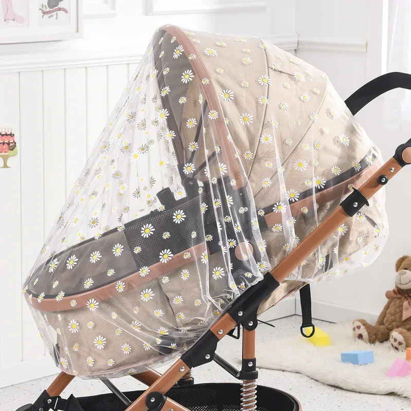 Universal Baby Stroller Mosquito Net Sunshade – Insect Fly Protection Cover for Baby Prams, Buggies, Pushchairs