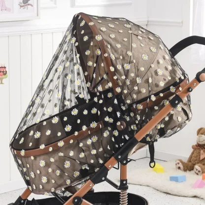 Universal Baby Stroller Mosquito Net Sunshade – Insect Fly Protection Cover for Baby Prams, Buggies, Pushchairs - Image 6
