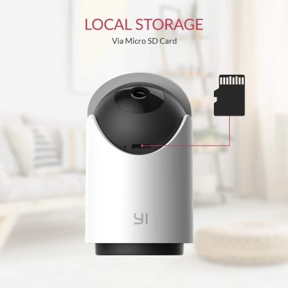 YI Dome U 360° Indoor WiFi Security Camera – Baby & Pet Monitor with Night Vision - Image 3