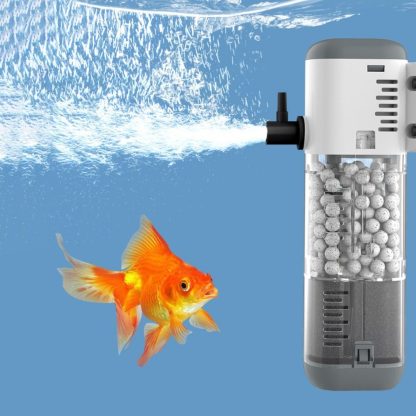3-in-1 Aquarium Filter Pump – Circulating Water Pump with Oxygenation & Removable Filter for Fish Tanks - Image 3