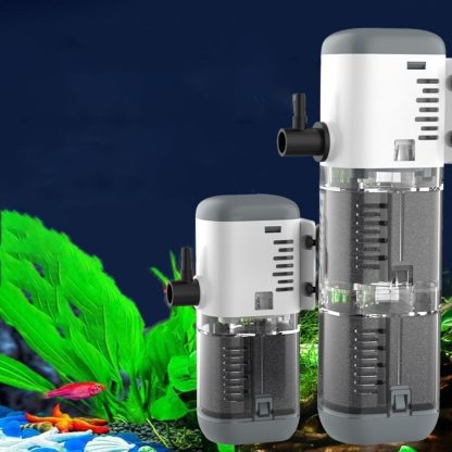 3-in-1 Aquarium Filter Pump – Circulating Water Pump with Oxygenation & Removable Filter for Fish Tanks - Image 4