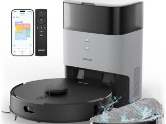 AIRROBO Self-Emptying Robot Vacuum and Mop – 180-Min Runtime with Smart Home Mapping & App Control