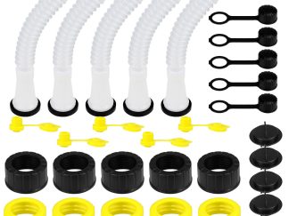 5-Pack Gas Can Spout Replacement – Compatible with Blitz, Scepter, Midwest, Briggs & Stratton