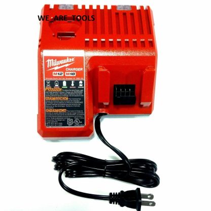 Milwaukee Genuine M18 & M12 Battery Charger – 48-59-1812 Dual Port for 12V & 18V Lithium-Ion Batteries